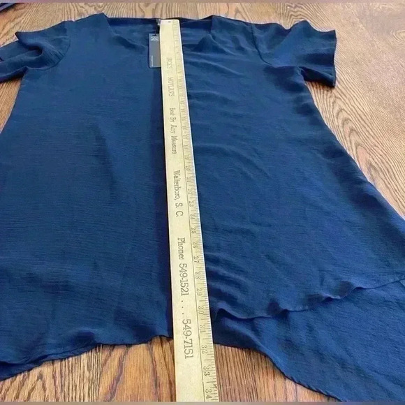 Capote navy blue short sleeve dress size extra large flow, generous size fitNWT - Picture 7 of 8